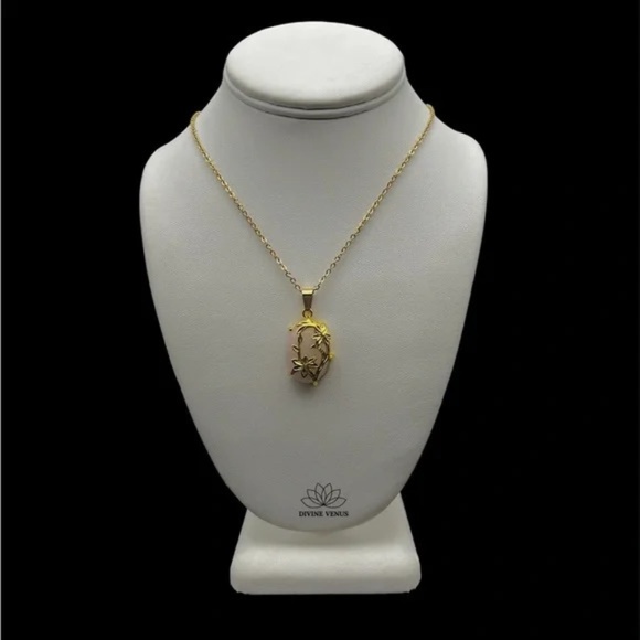 Divine Rose Quartz Necklace | The Love Stone | Heart Chakra Healing | Handmade - Picture 5 of 7